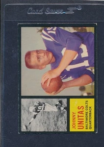 1962 Topps #001 Johnny Unitas Colts VG/EX 61T1-82316-1 - Foto 1 di 1
