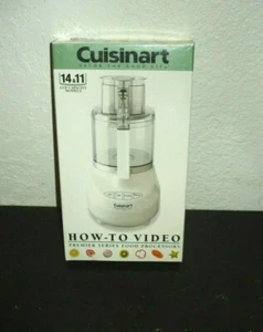 Cuisinart Food Processor How-To Video 14 & 11 Cup Capacity-Brand New - Imagen 1 de 2