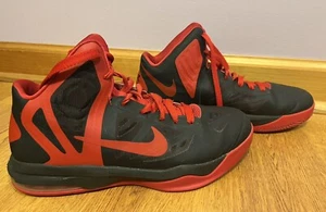 Nike Sneaker Schuhe Air Max Hyper Aggressor Basketball Schwarz & Rot Herren 7,5 - Bild 1 von 9