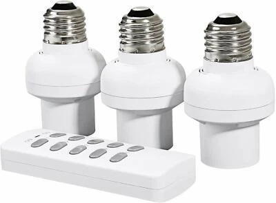 DEWENWILS Remote Control Light Bulb Socket Wireless Light Switch E26 E27 Socket - Image 1 of 4