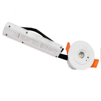 Faretto Di Emergenza Da Incasso 3W Led Cob Lampada Anti Blackout Mini Spot 6500K - Immagine 1 di 4