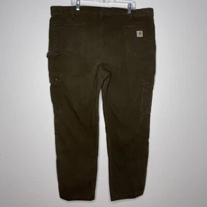 Carhartt Brown Relaxed Fit Ripstop Carpenter Pants - Various Sizes - EUC - Picture 1 of 7