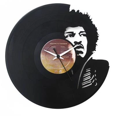 Vinyl Record Clock - Jimi Hendrix - Image 1 of 4