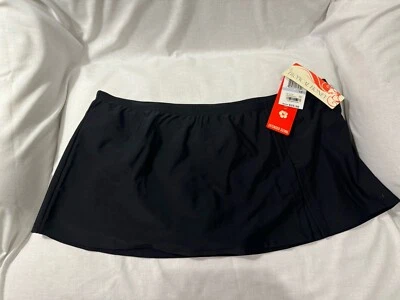 Women's Black Skirted Swim Bottoms by Tropical Honey - Size 18 (Plus Size) - NWT - Image 1 of 4