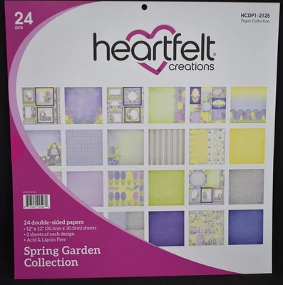 Heartfelt Creations Spring Garden Collection 12"x12" Paper Pad - Image 1 of 4