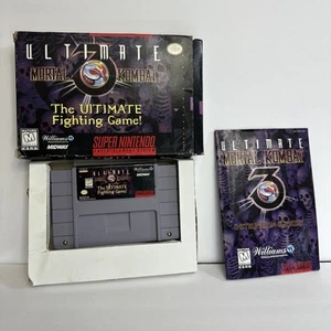SNES Super Nintendo Ultimate Mortal Kombat 3 - Bild 1 von 13