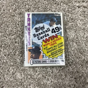 1984 Topps Baseball Cello Pack Rickey Henderson Back Sealed Mattingly - Picture 1 of 3