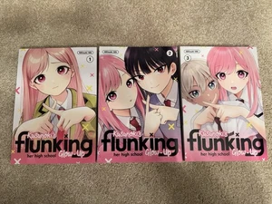 Kusunoki's Flunking Her High School Glow-Up Manga Bände 1-3 Englisch - Bild 1 von 1
