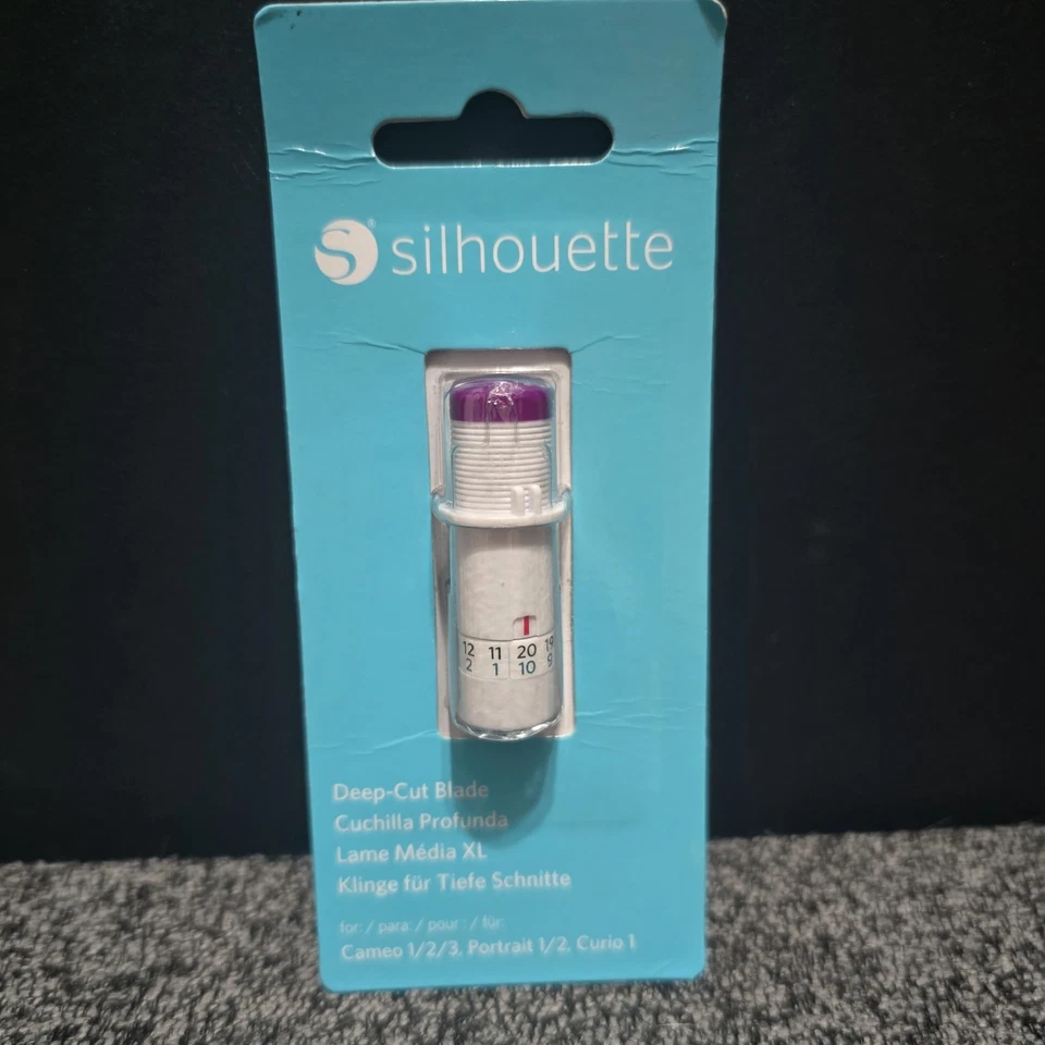 Hoja de corte profundo Silhouette 2 mm hoja de seda hoja profunda camafeo retrato curiosidad NUEVO Foto 1 de 2