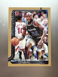 Shaquille O’Neal 2025-26 Topps Flagship #260 Gold #’d 1506/2025 Orlando Magic - Bild 1 von 2