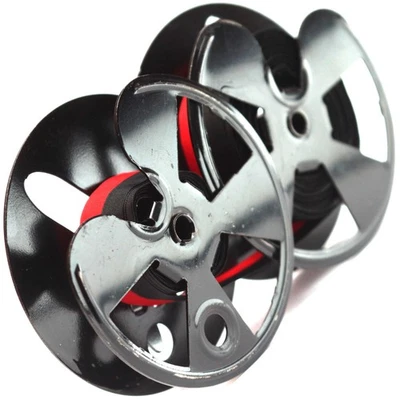 Typewriter Twin Metal Spools Royal 10 Emperor KHT KMG KMM KHM HH with New Ribbon - Image 1 of 4