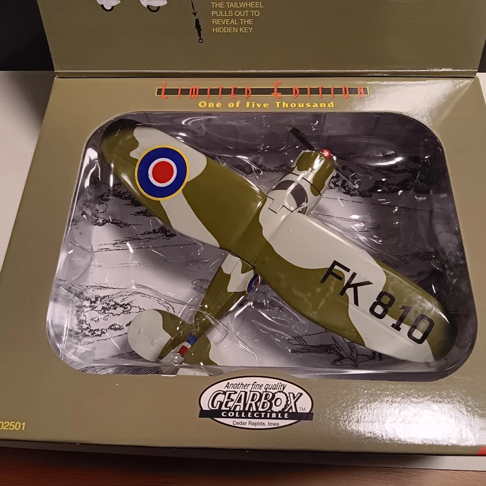 Gearbox Stinson reliant Royal Navy FK 810 limited edition Airplane Coin Bank - Image 1 of 4