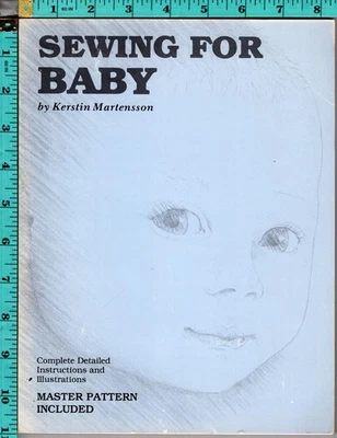 1987 Sewing for Baby by Kerstin Martensson of Kwik•Sew with UNCUT PATTERN SHEET! - Image 1 of 4