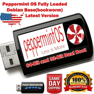 Peppermint OS Bootable USB Live/Installer | Debian-Based | 64-Bit And 32-Bit - Image 1 of 4