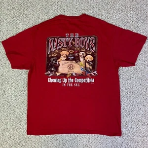 Alabama Crimson Tide Shirt Uomo XL Rosso Bianco NCAA College Football Brutti Ragazzi - Foto 1 di 9