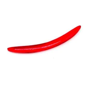 Red Quartz CURVED TUSK, Septum Tusk  size 12g to 5/8'' & custom Available - Picture 1 of 6