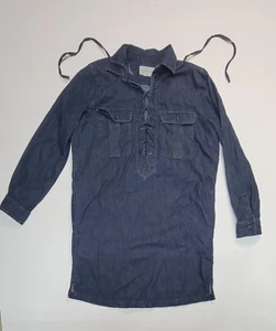 Ralph Lauren Denim & Supply Denim Dress/Tunic Lace Up Front Size Large - Picture 1 of 7