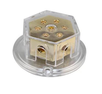 Power or Ground Distribution Block 4Ga In 8ga Out Amp Installation PD-38 - Image 1 of 3