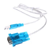 Blue USB 2.0 to DB9 RS232 Serial Converter (9-Pin) Adapter Cable for Laptop
