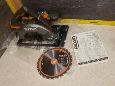 New RIDGID Gen5X 7-1/4 inch Circular Saw 18v Cordless W/Blade Manual - Image 1 of 4