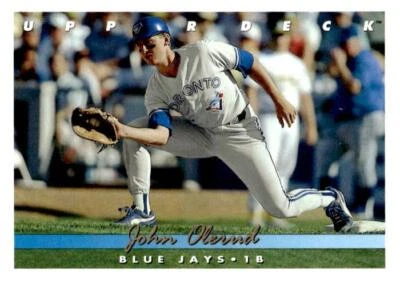 1993 Upper Deck #344 John Olerud Toronto Blue Jays - Image 1 of 2