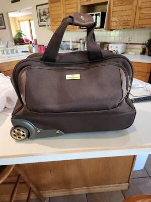 Tommy Bahama Luggage 20 Inch Rolling Suitcase Travel Duffle Bag  Brown - Image 1 of 4