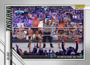 2022 PANINI WWE INSTANT #14 - RK-BRO Retains TAG TITLES 4/3/2022 - RARE - #1/176 - Picture 1 of 3