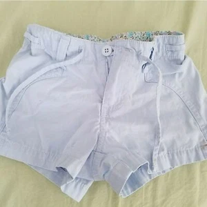 Old Navy Girls Pale Blue Shorts Faux Drawstring Size 5 Casual Summer - Picture 1 of 2