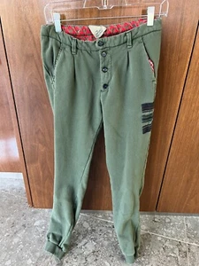 My Myths Original Brand Boys Pants Green Adjustable Waist Size:XLarge (14) - Picture 1 of 10