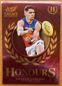 2024 AFL SELECT LEGACY ULTIMATE HONOURS CHARLIE CAMERON BRISBANE LIONS  #200 - Picture 1 of 2