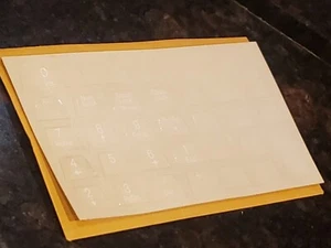 Nuevo paquete de etiquetas/pegatinas Heathkit #390-2894 NOS - Imagen 1 de 7
