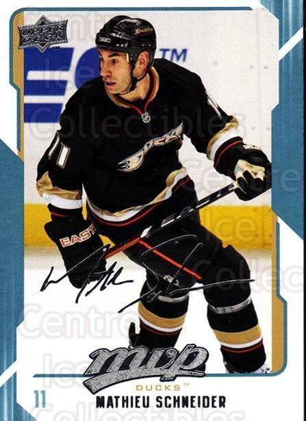 2008-09 Upper Deck MVP #6 Mathieu Schneider - Image 1 of 1