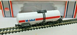 Model Power N 7051 Tank Car Tank Wagon " Mobiloil " New Original Packaging - Picture 1 of 1