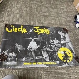 #67 1982 Circle Jerks Record Store Poster Promozionale Originale Molto Raro 36 X 24"" - Foto 1 di 11