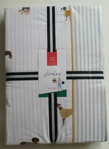 JOULES - HARBOUR DOGS - BEDDING COTTON DUVET COVER 2 PILLOWCASES SET - DOUBLE - Picture 1 of 12