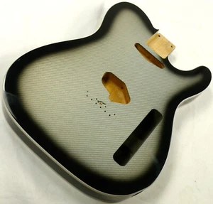 Tele Body 3 pz North American Alder Fibra di Vetro Veener Argento/Nero 2,53 kg - Foto 1 di 16