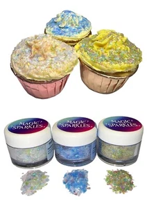 Magic Sparkles essbare Glitzerflocken - Einhorn Sparkles Sammlung Dekoration - Bild 1 von 3