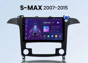 RADIO 2 DIN PER FORD S-MAX BLUETOOTH ANDROID 11 USB NAVIGATORE 07/15 - Foto 1 di 5