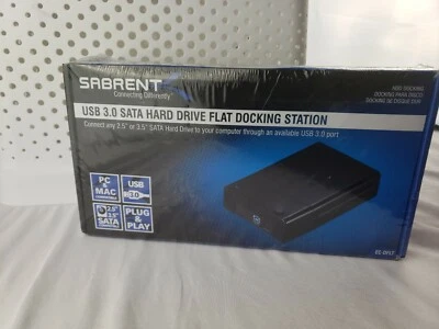 SABRENT USB 3.0 SATA Hard Drive Flat Docking Station EC-DFLT - Image 1 of 4