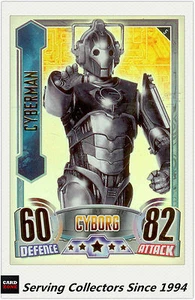 2012 Topps Doctor Who Alien Attax Collectors Card Rainbow Foil#5 Cyborg Cyberman - Picture 1 of 1