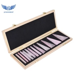 12Pcs Precision Hardened Steel Angle Block Set 1/4 To 30 Degree Gauge Block - Picture 1 of 6