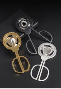 Luxury Stainless Steel Triple 3 Blades Pocket Cigars Cutter - Foto 1 di 6