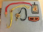 VINTAGE BOY SCOUT BOLO TIES & OWASIPPE PATCH ORDER OF THE ARROW WWW POCKET FLAP