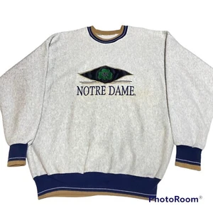 Vintage Notre Dame Legends Athletics Crewneck Pullover Sweatshirt XL Stitched - Picture 1 of 7