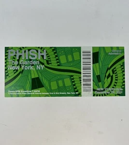 (1) Talón de boleto Phish Madison Square Garden Año Nuevo Año Nuevo MSG 29/12/2021 - Imagen 1 de 2