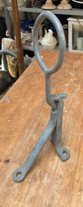 Vintage sehr ausgefallener Metallbügelhaken vom Telegrafenmast - Bild 1 von 4