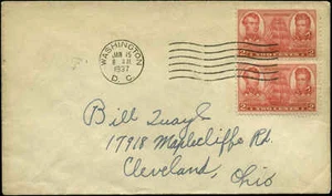 US FDC #791 First Day Cover Washington, DC 2c Naval - Picture 1 of 1
