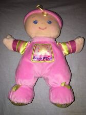 Fisher Price Baby's First Doll Plush 10 Inch Pink Shake Rattle Euc M9528 Birth+