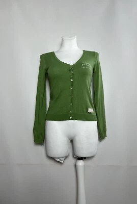 Cárdigan para mujer Odd Molly manga larga pulóver cuello en V verde talla 0 Foto 1 de 4
