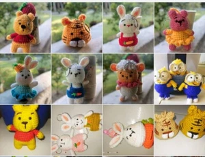 crochet  bag and key chain doll. Need to pre order for order more than 5 pieces. - Picture 1 of 7